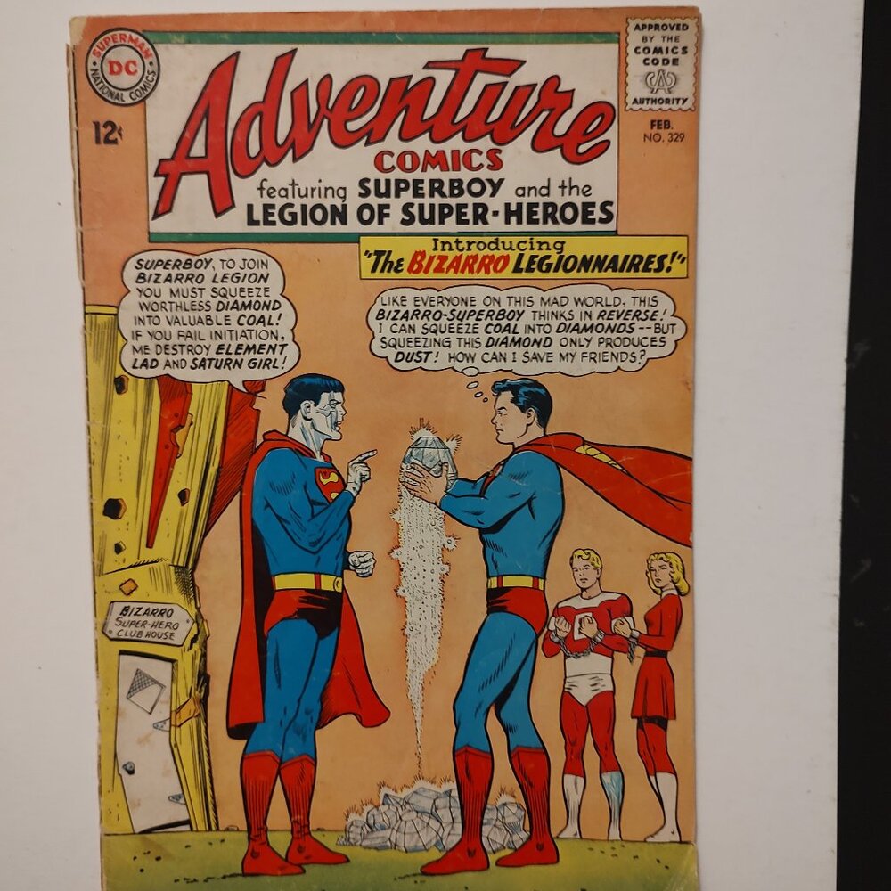 ADVENTURE COMICS # 329 FIRST BIZARRO LEGION 1st App Legion Flight Rings